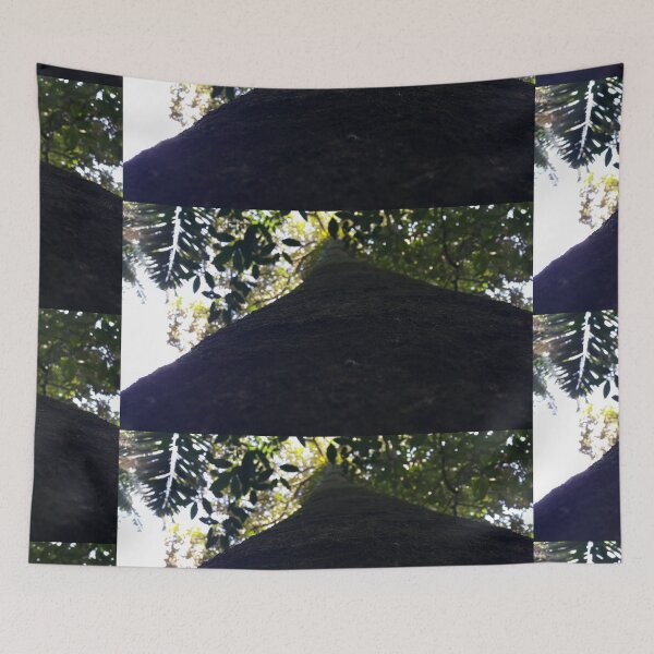 Item preview, Trees in the Mountain Landscape Wallpaper from a low angle. designed and sold by Yusuf-Design.