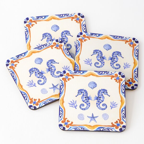 Item preview, Mediterranean Seahorses designed and sold by Kiki-Hes.