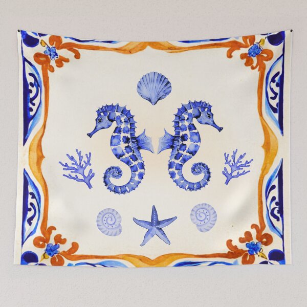 Item preview, Mediterranean Seahorses designed and sold by Kiki-Hes.