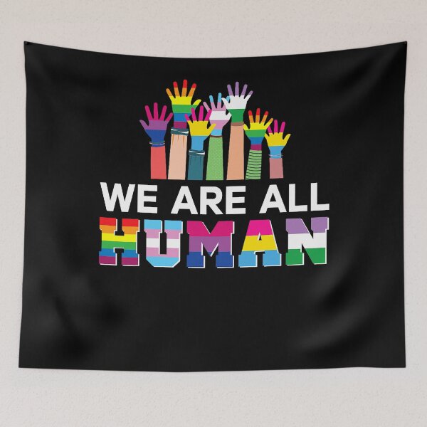 Item preview, We Are All Human LGBT Gay Rights Pride Ally Gift LGBTQ  designed and sold by Filek-mable.