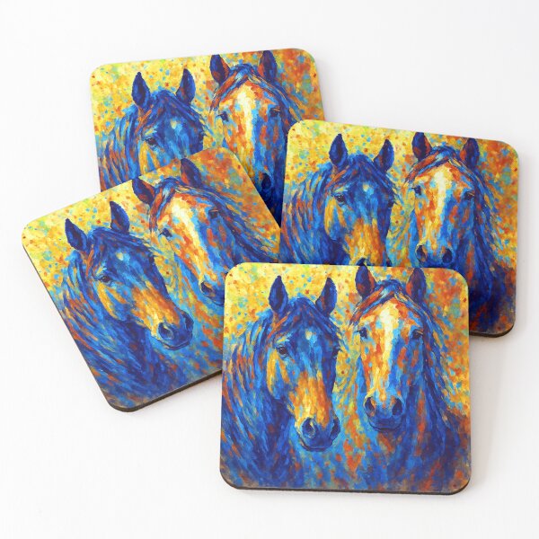 Item preview, Majestic Duo of Painted Horses designed and sold by ChrisButler.