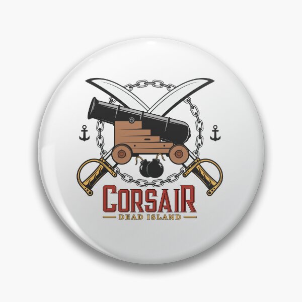 Item preview, Corsair Logo Featuring Cannon and Swords designed and sold by Richstd.