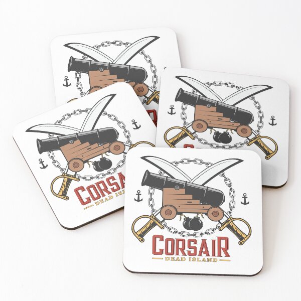 Item preview, Corsair Logo Featuring Cannon and Swords designed and sold by Richstd.