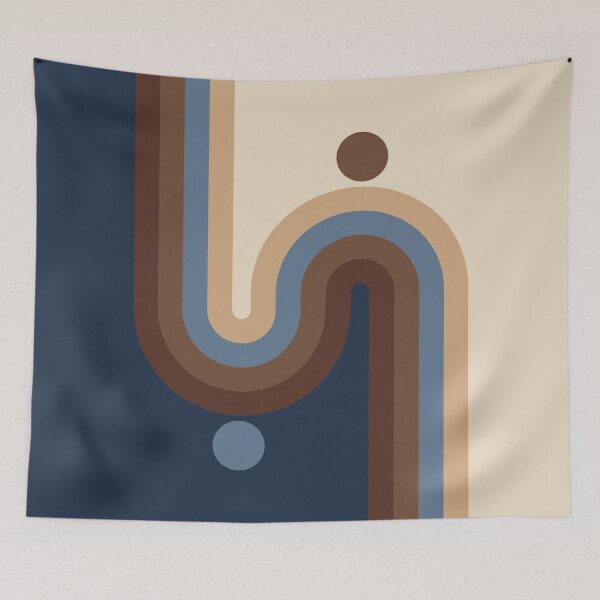 Item preview, Midcentury Modern Geometric Arch Sun Abstract 10 in Rustic Vibes designed and sold by nineFlorals.