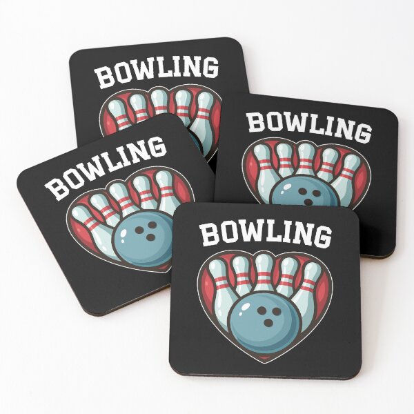Item preview, Bowling Pins And Ball In A Heart designed and sold by MO DESIGNS.