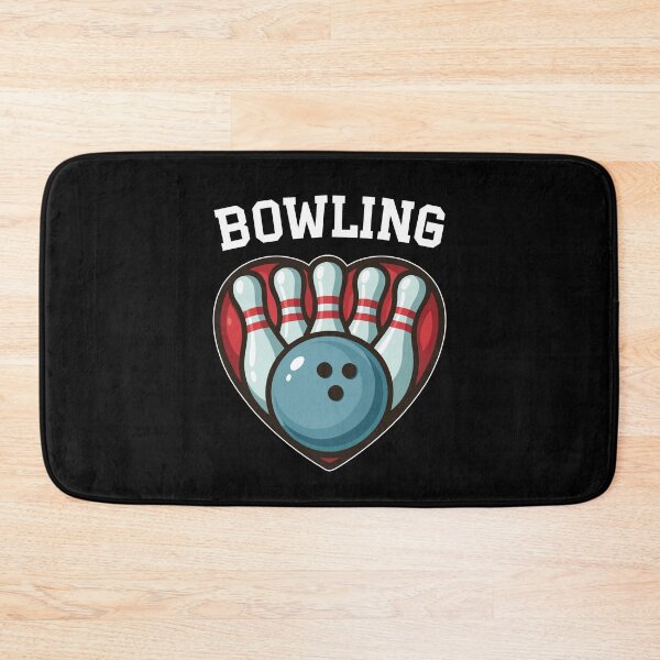 Item preview, Bowling Pins And Ball In A Heart designed and sold by MO DESIGNS.