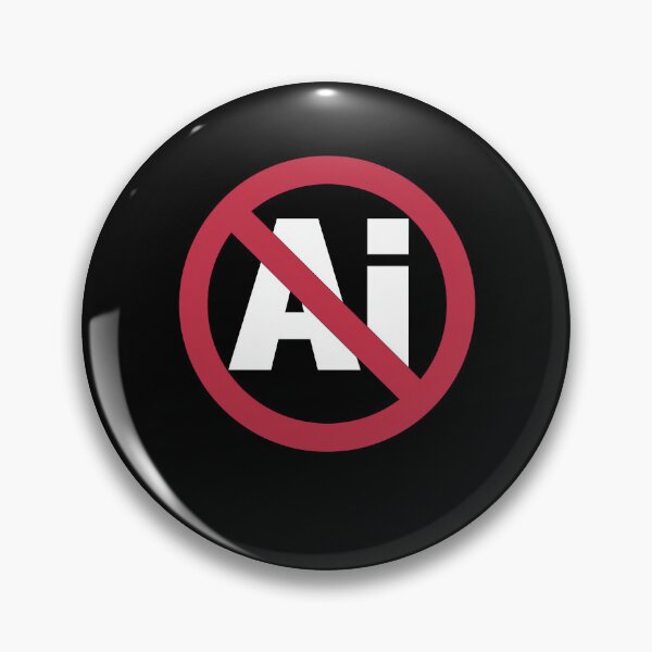 Item preview, Stop Ai Sign Against Ai designed and sold by MooonTees.
