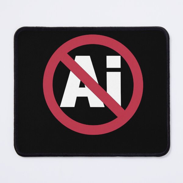 Item preview, Stop Ai Sign Against Ai designed and sold by MooonTees.