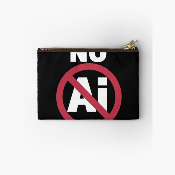 Item preview, NO AI Stop Ai Sign Against Ai designed and sold by MooonTees.