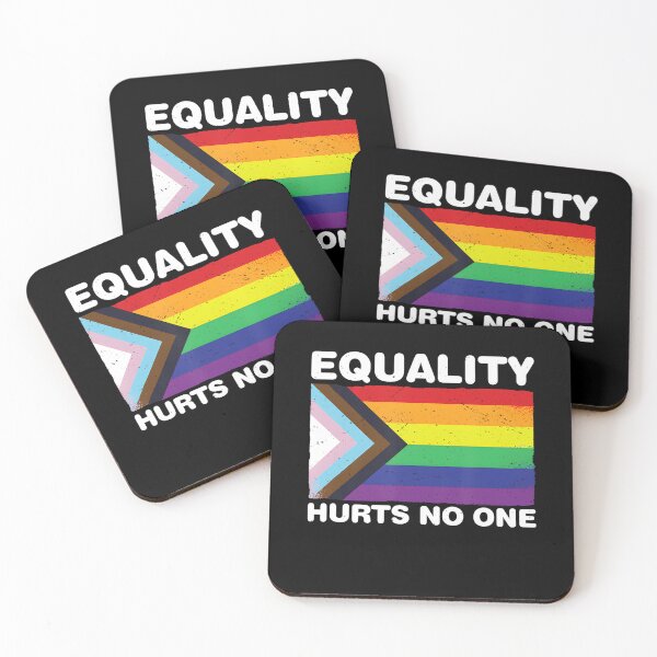 Item preview, Equality Hurts No One Inclusive Progress Pride Flag designed and sold by Cute-Collection.