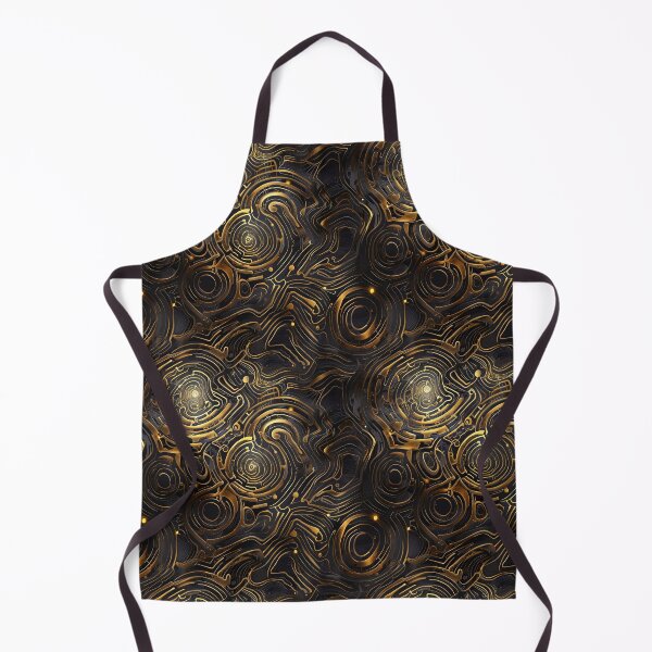 Item preview, Labyrinth with illuminated veins of gold designed and sold by CoolPixels.