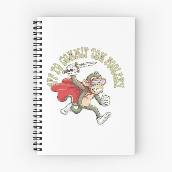 Item preview, off to commit, tom foolery, goofy, monkey, funnyfits70, Humor, Funny, retro, vintages, funny quotes, animal humor, designed and sold by FunnyFits70.