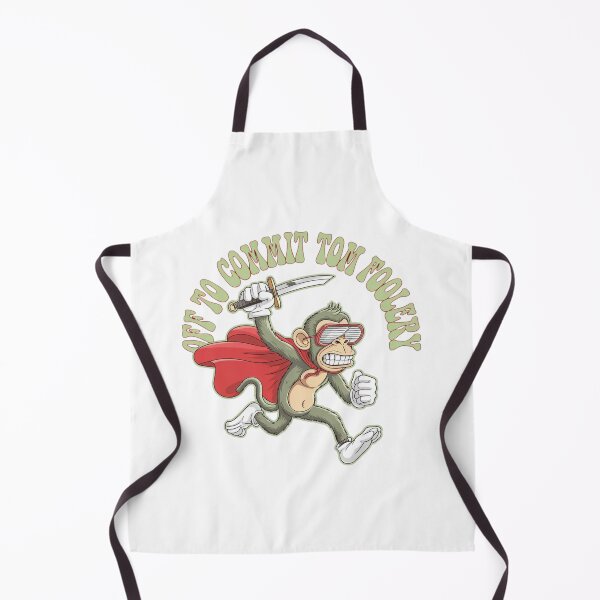 Item preview, off to commit, tom foolery, goofy, monkey, funnyfits70, Humor, Funny, retro, vintages, funny quotes, animal humor, designed and sold by FunnyFits70.