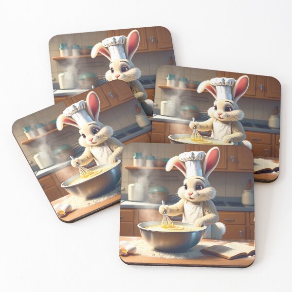 Item preview, Easter Bunny bakes cake designed and sold by Mauswohn.