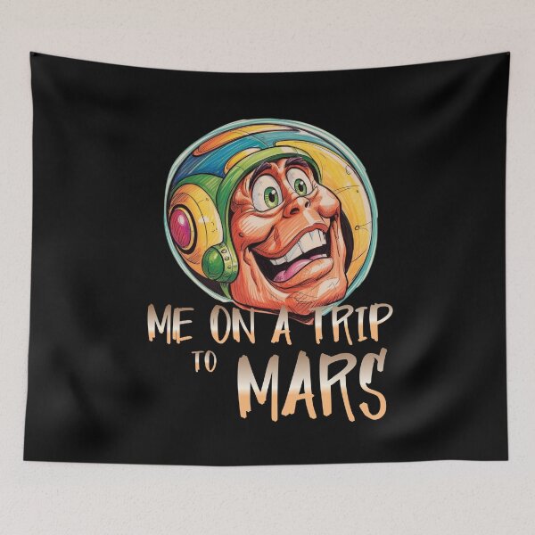 Item preview, Mars Planet Fuuny Astronaut designed and sold by Design_Your_Day.