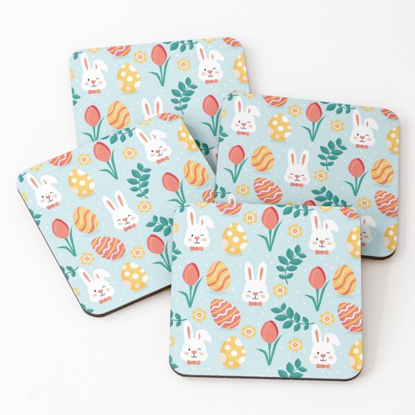 Item preview, cute bunnies, beautiful Easter pattern designed and sold by Mauswohn.