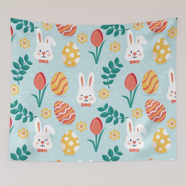 Item preview, cute bunnies, beautiful Easter pattern designed and sold by Mauswohn.