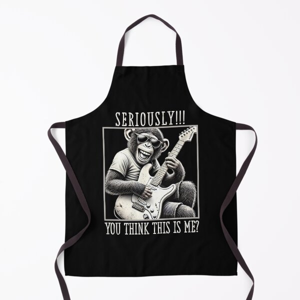 Item preview, Cheeky Monkey Guitarist - You Think This Is Me? designed and sold by Boggy62.