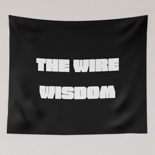 Item preview, The Wire Wisdom - white designed and sold by VasInd.