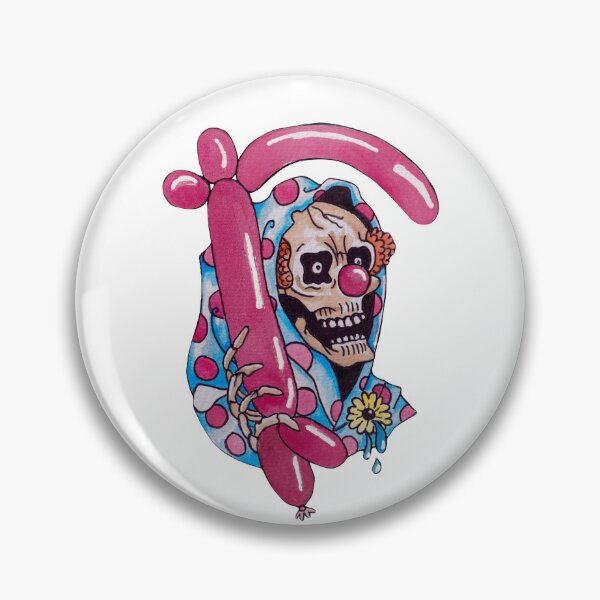 Artikelvorschau, Grim Reaper Clown Tattoo – Ballonnenzeis Art entworfen und verkauft von Paisley Dylan.