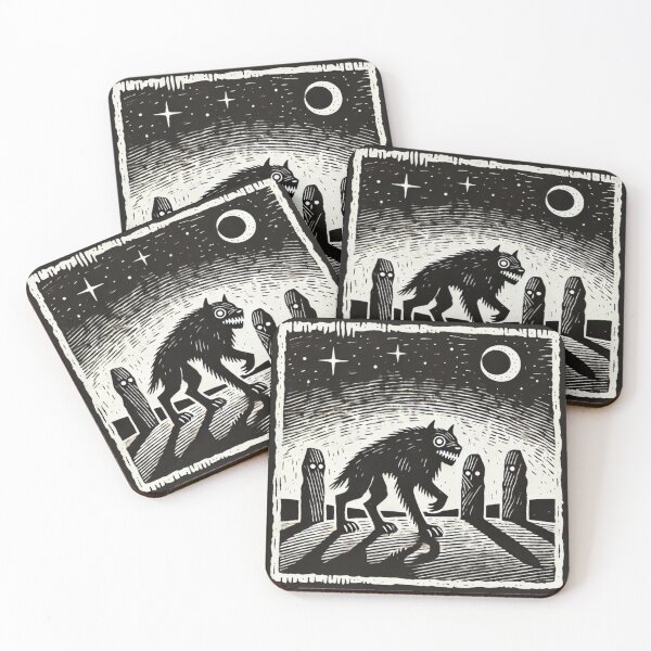 Item preview, Black Shuck (Devil Dog of East Anglia) designed and sold by FolkFoundry.
