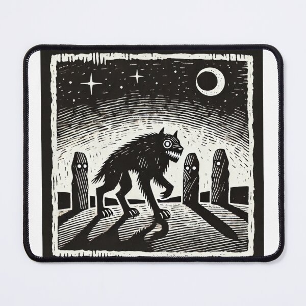 Item preview, Black Shuck (Devil Dog of East Anglia) designed and sold by FolkFoundry.