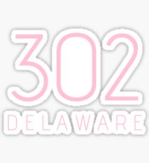 DELAWARE 302 • ROSE Sticker