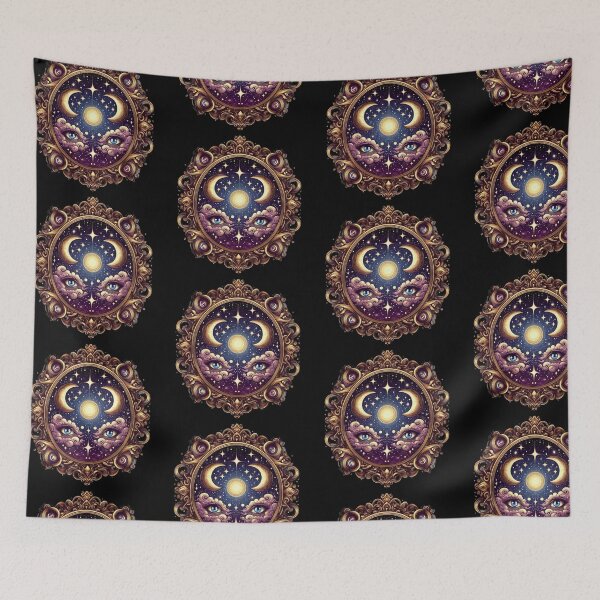 Item preview, Mystical Symbols & Sacred Energy – Esoteric Line Art Collection designed and sold by Roberta Calabrese.