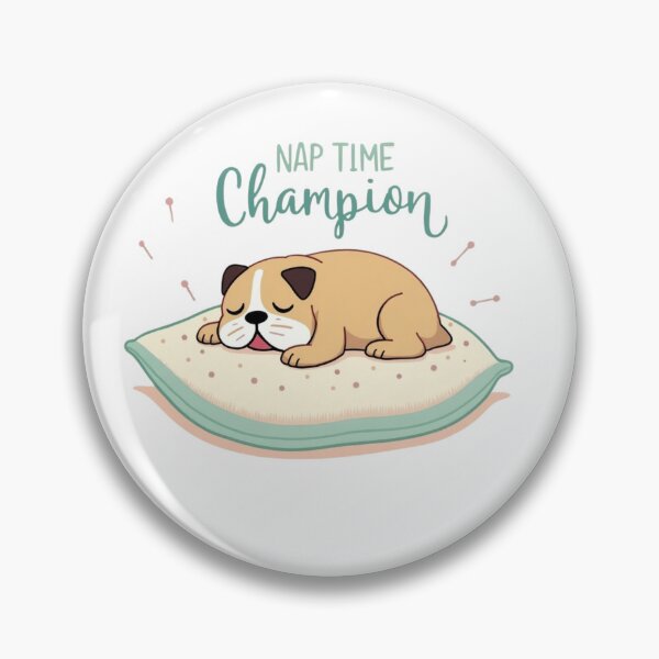 Item preview, Nap Time Champion Dog Sleeping Dog Funny Dog Dog Humor Dog Lover Gift designed and sold by Furry Paw  Prints.