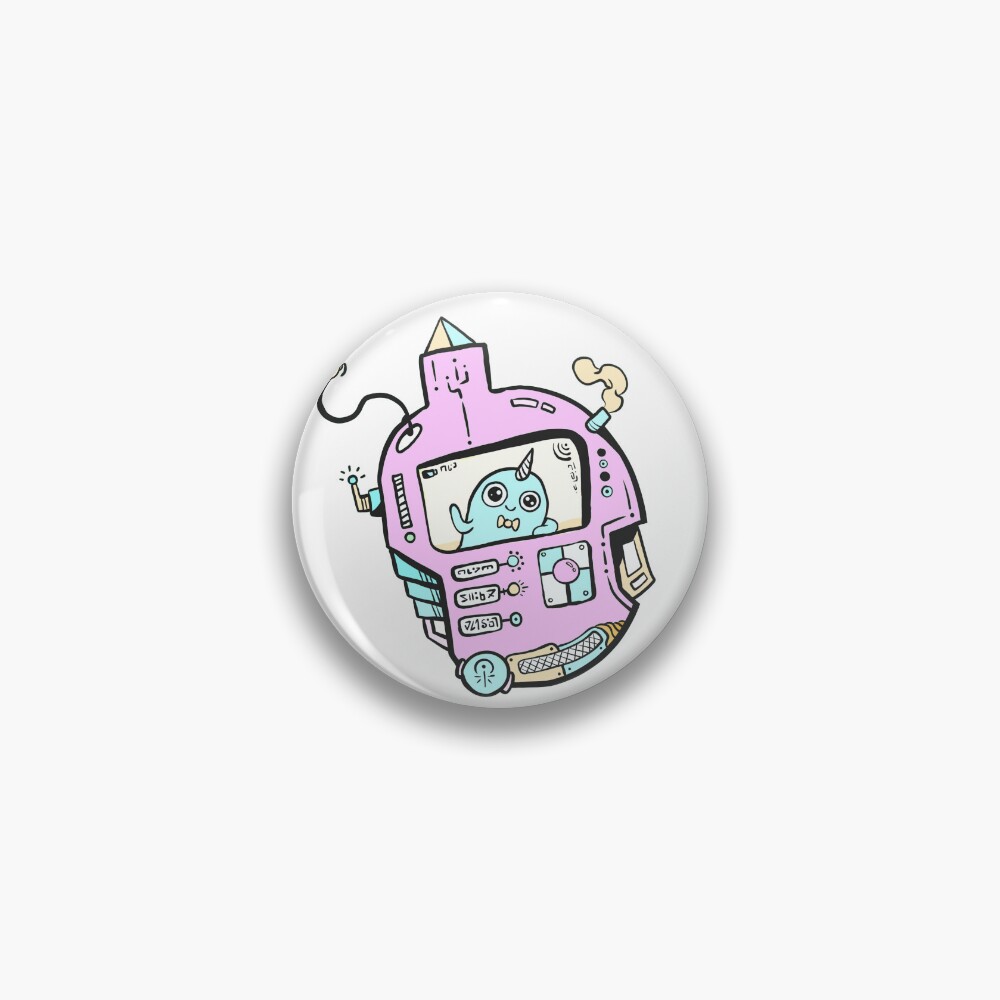 Item preview, Pin designed and sold by GnarrwhalArts.