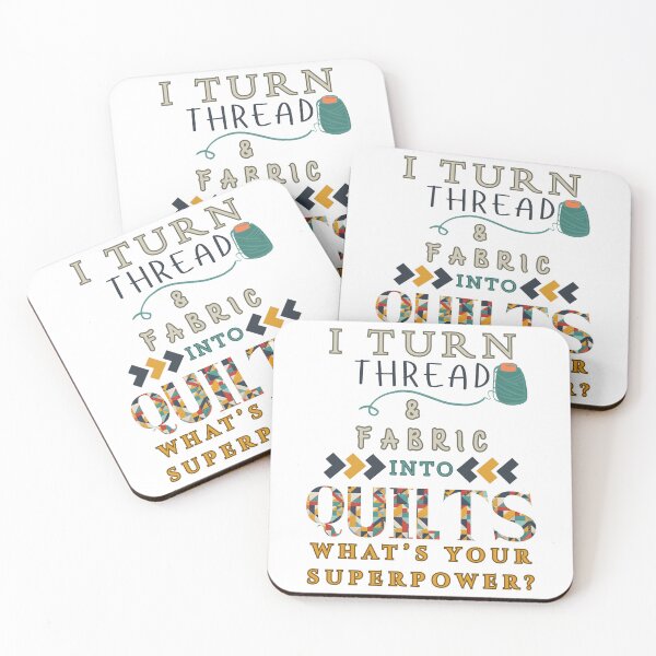 Item preview, I Turn Thread And Fabric Into Quilts - Funny Quilter - Quilting Lovers designed and sold by Wiss2Arts.