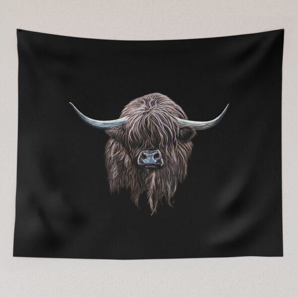 Item preview, Scottish 'Heilan Coo' designed and sold by brodyquixote.