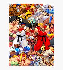Street Fighter Third Strike - Fight! Photographic Print