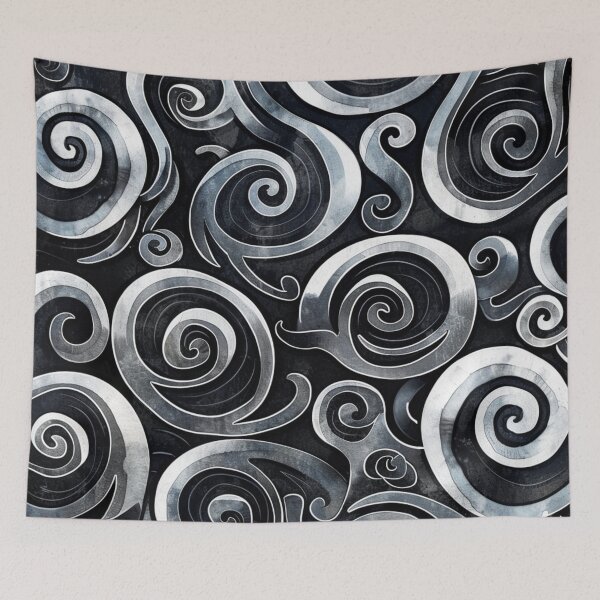 Aperçu de l'œuvre Modèle Paua maori de Nouvelle-Zélande Koru Design 359 créée et vendue par GrinGalore.