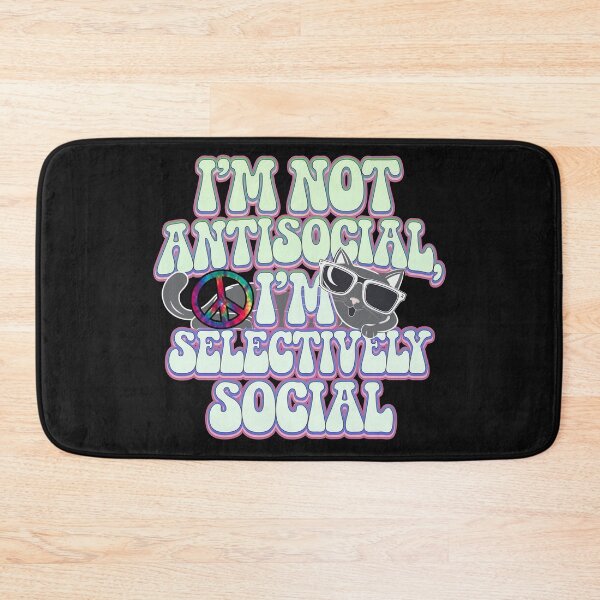 Item preview, Antisocial Funny Sarcastic Saying for Introverts designed and sold by tamdevo1.