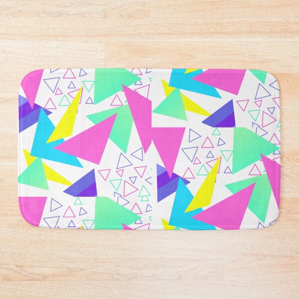 Item preview, 80s triangles designed and sold by SparkleArtPrint.