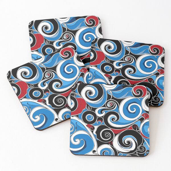 Item preview, New Zealand Māori Paua Pattern Koru Design 360 designed and sold by GrinGalore.