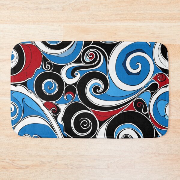 Item preview, New Zealand Māori Paua Pattern Koru Design 360 designed and sold by GrinGalore.