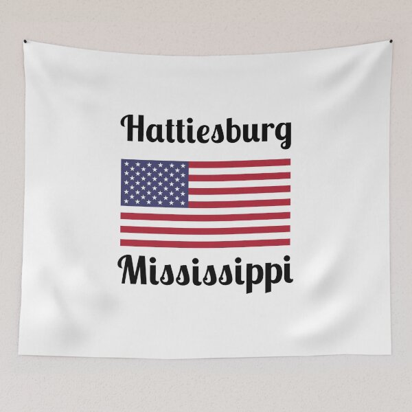 Item preview, Hattiesburg Mississippi - Stylish Prints, designed and sold by Fleetwood1994.