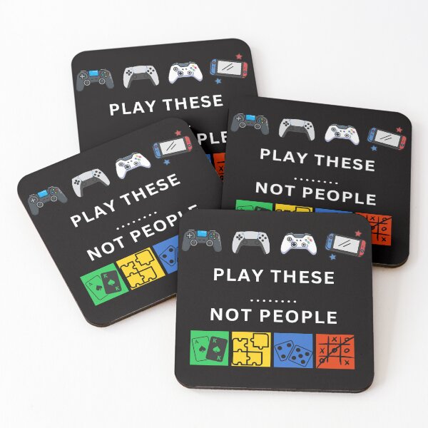 Item preview, Play Games, Not People designed and sold by Shadydesigner.