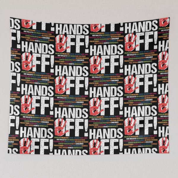 Item preview, Anti Trump Hands Off Protest designed and sold by Hajuji.