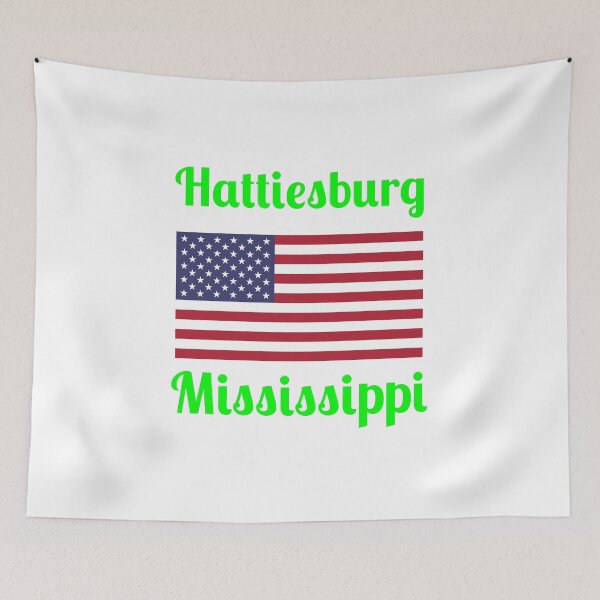 Item preview, Hattiesburg Mississippi - Stylish Prints, designed and sold by Fleetwood1994.