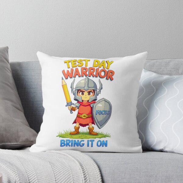 Item preview, Test Day Warrior, Bring It On! Motivational Design For Confident Students designed and sold by elynne9.