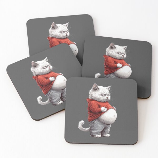 Item preview, Fat Cat, Funny Cat designed and sold by Sleepy Cat Design.