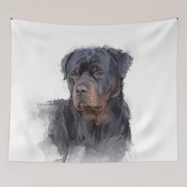Item preview, Rottweiler Power, Bold & Loyal Dog Art designed and sold by JustWildWithin.