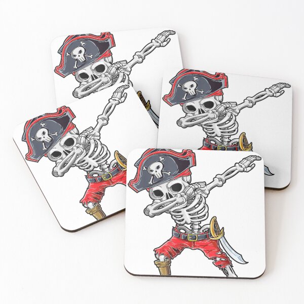 Item preview, Jolly Roger Dabbing Skeletons Funny Cowboy Halloween For kids boys men designed and sold by AndreasVelas.