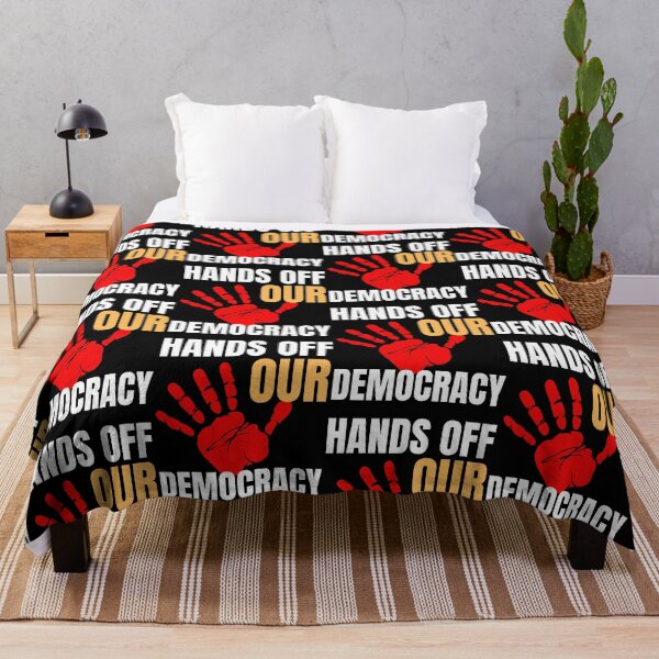Item preview, Hands Off Our Democracy designed and sold by Hajuji.