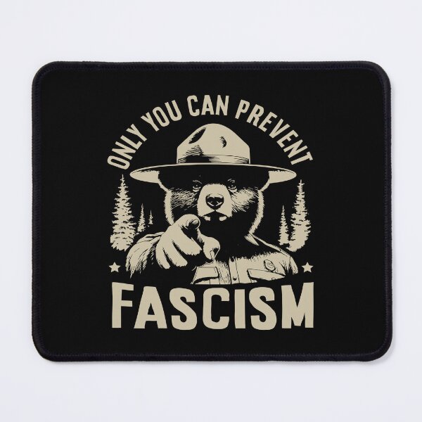 Item preview, Only You Can Prevent Fascism Foxtrot Delta Tango Resist Bear  designed and sold by Hajuji.