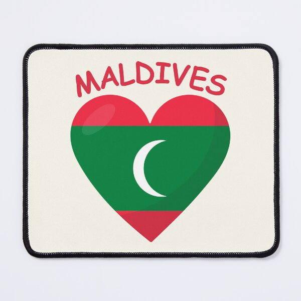 Item preview, Maldives flag designed and sold by Peerless-Prime.