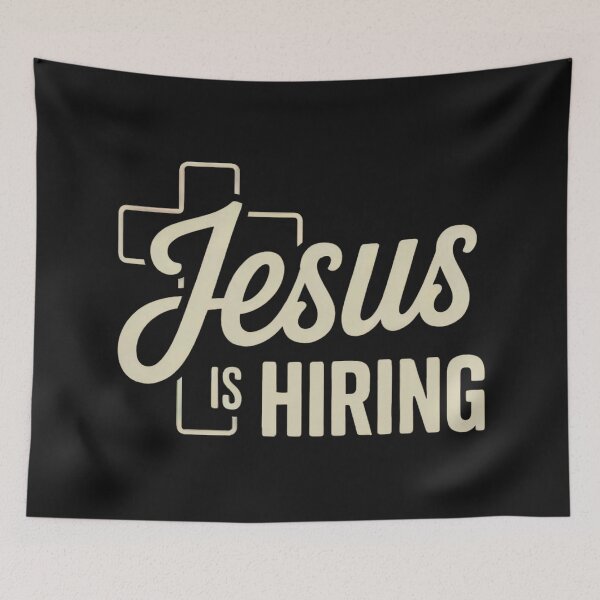 Item preview, Jesus is Hiring Faithful Apparel designed and sold by Anniko Art Studio.